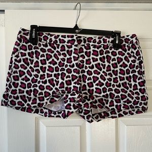 Michael Kors Pink Leopard Shorts